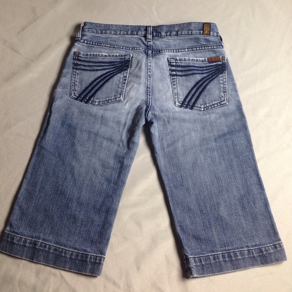 7 FOR ALL MANKIND BEAUTIFUL "DOJO" SHORT Size 27 - Picture 3 of 4